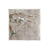 Stupell Industries Traditional Tree Flower Buds Graphic Art Unframed Art Print Wall Art, Design by Liz Jardine