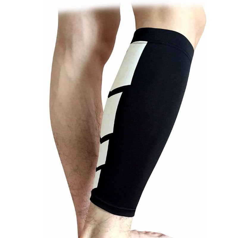 Details about   Calf Running Compression Sleeve Leg Socks Shin Splint Support Brace Guard Sport 