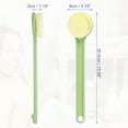 thumbnail image 4 of Unique Bargains Back Scrubber Long Handle Bath Brush Long Handle Brush for Bath Shower 13.98"x3.15"x1.18" Green, 4 of 7