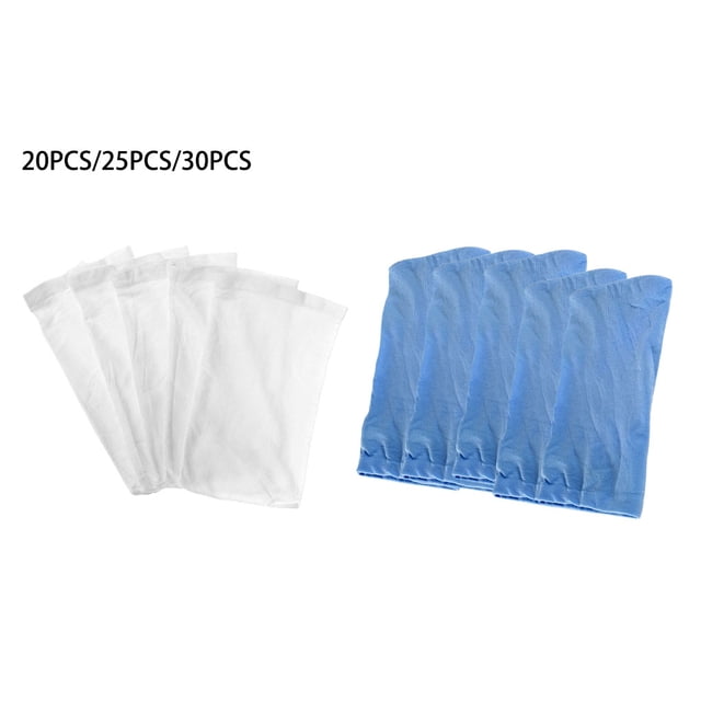 Langgg Elastic Pool Skimmer Socks Quick Installation Convenient Cleaning Tools Easy To Install Simple white 30 pieces