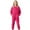 Hot Pink, variant on Fleece Lined Onesie Jumpsuit for Little Ones, Soft and Cozy with Zip Closure for Easy Dressing andGrip Soles for Indoor and Outdoor Safety