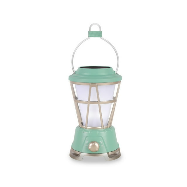 tredstone Lantern Outdoor Backpacking LED 1200-7000K Tent Lamp Flashlight Solar Rechargeable Hanging Night Safety Light Torch Green