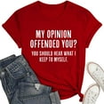 thumbnail image 5 of Women's Funny Graphic T-Shirts Sarcastic Novelty Tees with Humorous Sayings for Ladies Casual Comfortable Stylish Top, 5 of 5