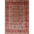 thumbnail image 1 of Ahgly Company Indoor Rectangle Mid-Century Modern Red Oriental Area Rugs, 4' x 6', 1 of 6