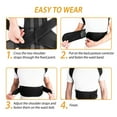 thumbnail image 4 of Posture Corrector Brace - Lumbar, Upper Back, Clavicle, Shoulder Support Belt, 4 of 5