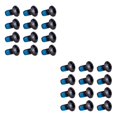 thumbnail image 2 of sweethay 12 Uds. De tornillos de Rotor de freno de disco de bicicleta de colores T25 M5x10mm, tornillos de fijación de Rotor de freno de disco Negro 2Conjunto, 2 of 6