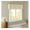 Beige Gold Polyester, variant on Fretwork Print Grommet Top Window Valance Beige/ 50x18"