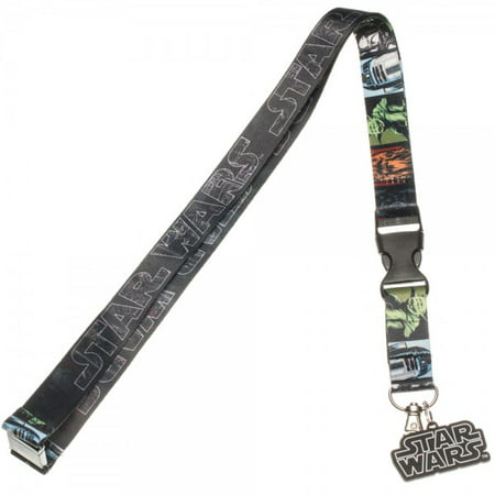 Lanyard - Star Wars - Multi Character New Toys Licensed