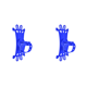 thumbnail image 1 of Soporte para Bicicleta JShteea Silicona para GPS para Motocicleta Y Bicicleta Azul 2 Uds, 1 of 7