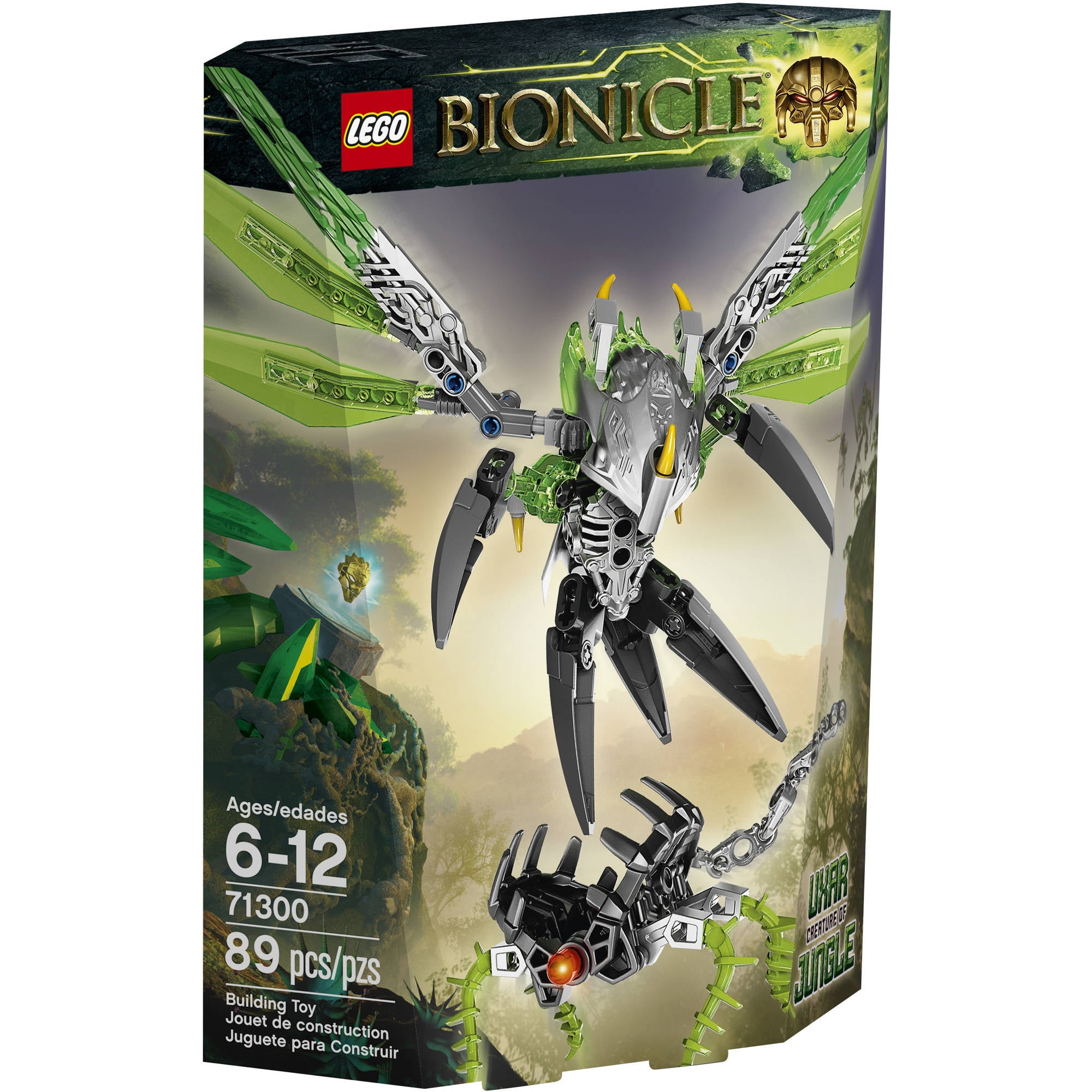 Bionicle Lewa Uniter of Jungle Combine with 71300 Uxar Creature of Jungle 