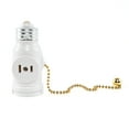 UL Listed E26 to 2 Polarized Outlet Socket Adapter Light Holder