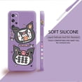 thumbnail image 1 of Funda líquida cuadrada para teléfono móvil de juguete bonito Kuromi para Samsung Galaxy S22 S21 S20 FE Ultra S10 S9 S8 Plus S10e Note 20 10 Lite xuanjing unisex, 1 of 2