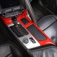 thumbnail image 5 of TINKI ABS Car Control Gears Shift Panel Protective Cover Molding Trims Stickers Compatible for Chevrolet Corvette C7 2014 2015 2016 2017 2018 2019 Interior Accessories (Automatic Gear), 5 of 16