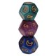 thumbnail image 5 of 4x Juegos de de dados de astrología Favores de Juguetes de enseñanza de matemáticas Regalos Hugo Juego de dados poliédricos, 5 of 7