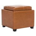 thumbnail image 3 of SAFAVIEH Harrison Single Tray Ottoman Saddle, 3 of 7