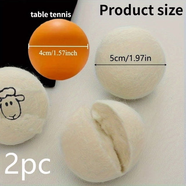 Bolas secadoras naturales | Bolas de lavandería reutilizables | Reduce las arrugas y el tiempo de secado | Acepta aceites esenciales y toallitas for secadora | Compatible con todas las lavadoras