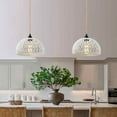 thumbnail image 5 of IC INSTANT COACH 1-Light Pendant Light, Dense Paper Birch Woven Basket Chandelier with Twist Hemp Hanging Cord E26 Plug in Coastal Pendant Light Fixtures for Dining Room Living Room Kitchen Island Foy, 5 of 5