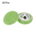 thumbnail image 3 of Uxcell 20pcs 24L Fabric Cloth Covered Button 15mm Round Holes Metal Shank Sewing Buttons for Dress Blouses Green, 3 of 5