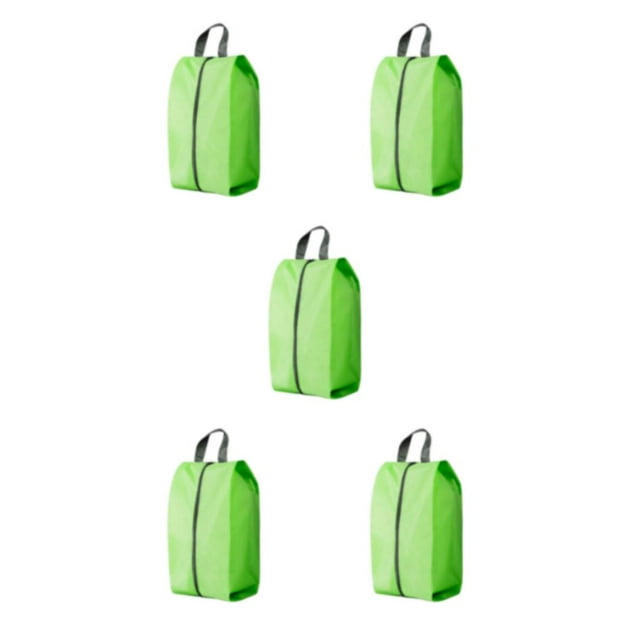 Transemion Sac de Rangement pour Chaussures de Voyage Imperméable et Résistant à l'Humidité M 5Set Vert Sûr et Sec