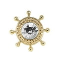 thumbnail image 4 of 2PCS Collar Brooch Stylish Rhinestone Rudder Collar Pin Brooch Pin Jewelry Brooch for Men Women, 4 of 7