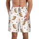thumbnail image 1 of Balery Fall Squirrel Traje de Baño Estilo Hawaiano para Hombre, Shorts de Secado Rápido con Bolsillos-XX-Large, 1 of 6