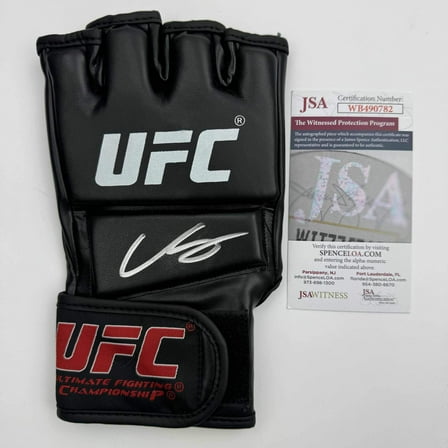 Autographed/Signed Corey Sandhagen UFC MMA Ultimate Fighting Black Glove JSA COA