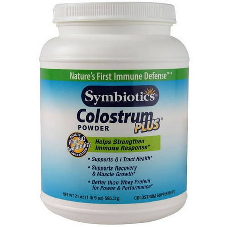 - Symbiotics Super Immune Colostrum Plus Powder, 21 OZ