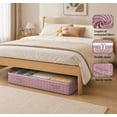 thumbnail image 3 of LJSXFI Under Bed Storage Containers, 4 Pack Foldable Underbed Storage Bags, Closet Organizers and Storage Bins Clear Top for Clothes, Blankets, Winter Clothing, Shoes, Comforter, Sheet, 3 of 7