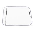 thumbnail image 2 of Alfombrilla antigolpes PE Funda transparente para asiento trasero Fácil de limpiar para automóvil (borde gris) Likrtyny Accesorios para autos y motos, 2 of 9