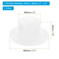 thumbnail image 2 of Uxcell PP Air Conditioning Wall Hole Cover for 1.6" - 1.9" Diameter Hole, White, 2Pcs, 2 of 7