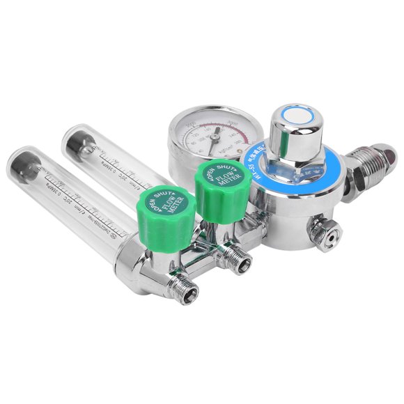 Gas Flowmeter,WX‑55X‑2L Argon Regulator Dual Dual Argon Regulator Argon Flowmeter Regulator Solid Performance