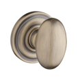 thumbnail image 1 of Baldwin FD.ELL.TRR.049 Bouton d'Ellipse Full Factice & Rose Ronde Traditionnelle&44; Laiton Mat & Noir, 1 of 1