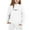 X1White, variant on lnmuld Two Piece Outfits Girls Letter Print Hooded Sweatshirt Outfit Set Stylish Everyday Wear Comfortable Casual Kids Apparel Solid Color Size:7-8 Years