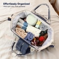 thumbnail image 4 of Diaper Bag Backpack,Caveen Multifunctional Mommy Nappy Bags with Insulated Pockets, Waterproof, Large Capacity, Blue, 4 of 8