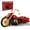 Red, variant on QOQ Motorcycle Building Block Toy Racing Roadster,1:5 Model Collectible Kits Motorcycle's Model Set and Technic for Boys & Adults (1018 Pieces)