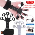 thumbnail image 2 of 2 Pzs gripper finger Entrenador Ejercitador De Dedos De Silicona FLEXOR gripster Con 6 Niveles Resistentes Para Guitarra Con Banda De Muñeca De Mano Gao Jiahui unisex, 2 of 2