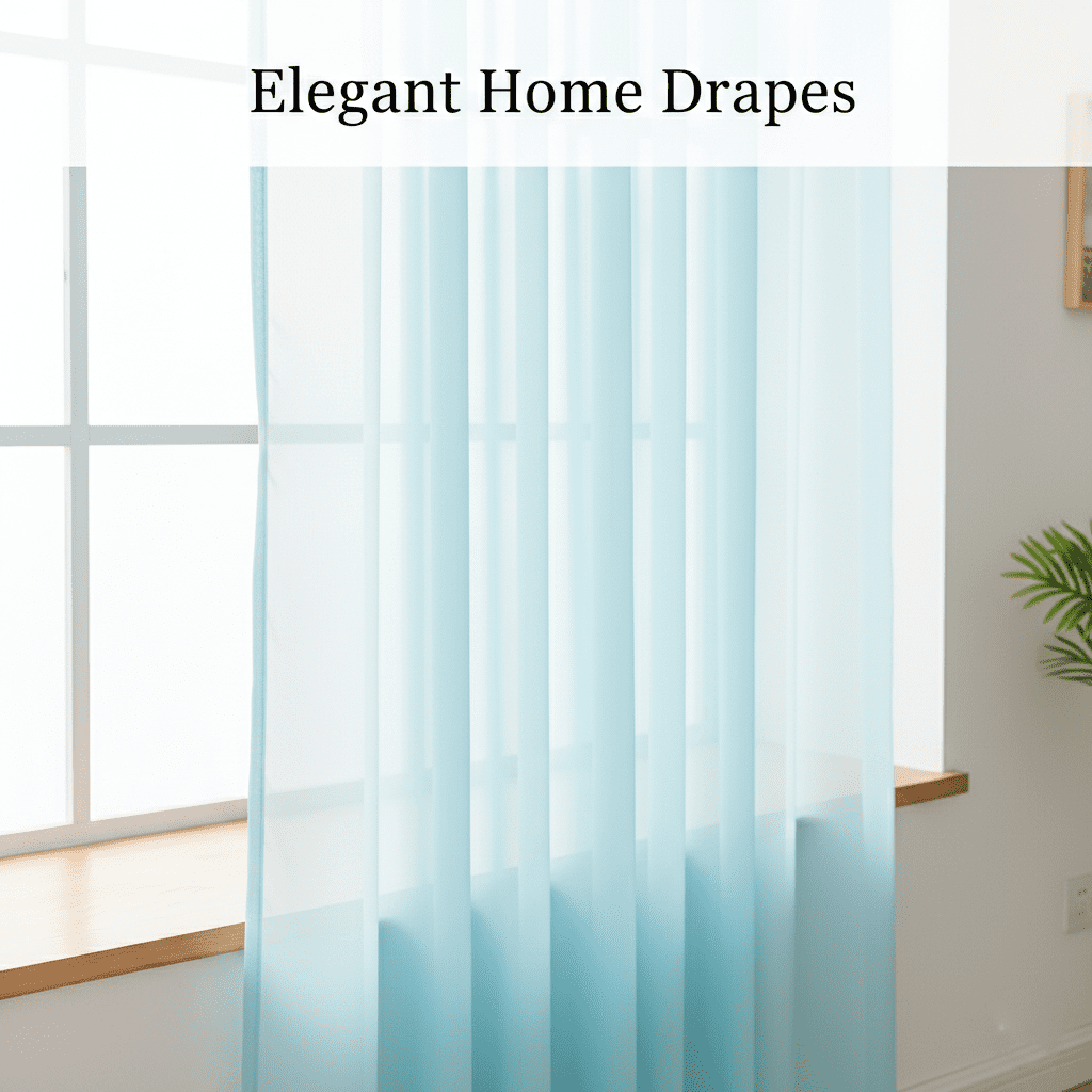 Sedona Designz 120 Inches Wide Sheer Voile Chiffon Fabric for Events - Baby Blue