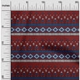 thumbnail image 1 of oneOone Polyester Lycra Fabric Geometric & Floral Block Printed Craft Fabric BTY 56 Inch Wide, 1 of 4