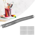 thumbnail image 4 of Peignes de Liaison Spirales, 30 Trous Portent des Bobines de Liaison en Plastique Résistant Spirale Forte Adhérence Manuelle Liée Non Break Réutilisable pour les Étudiants pour A4 A5 Notebook Noir, 4 of 8