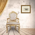 thumbnail image 3 of Allan Brooks 14x12 Gold Ornate Wood Frame and Double Matted Museum Art Print Titled - Freckled Duck (1922-1926), 3 of 4