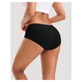 thumbnail image 4 of 6-Pack Womens Underwear Cotton Hipster Panties Regular & Plus Size, 4 of 12
