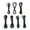 Black, variant on 2m/bag DIY Jewelry Making Material Square Cowhide Rope Making Bracelet Findings-Black-6mm(2meters)