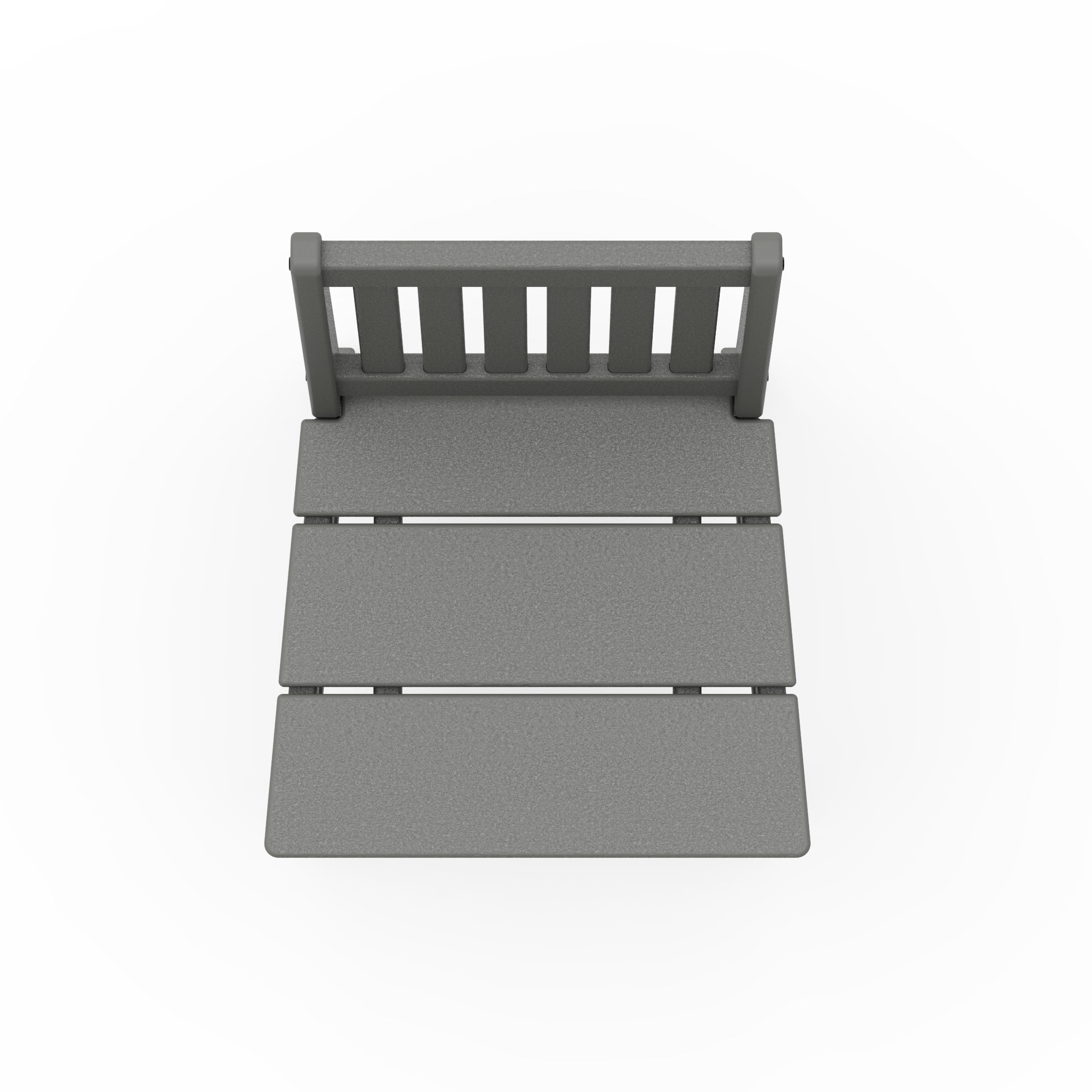 Better Homes & Gardens by POLYWOOD Southlake Outdoor Dining Side Chair (2 Chairs), All-Weather HDPE, Patio Seat, Slate Gray