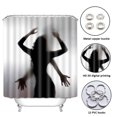 thumbnail image 4 of Revestimiento De Cortina De Ducha Con 12 Ganchos Mampara De Ducha Impermeable Diseño Grueso Accesorios De Baño Alta Fácil De Instalar Para Baño Baño matsuzay HA027013-03, 4 of 6