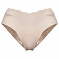 thumbnail image 1 of BIMEI String Anti-Orteils Camel Éviter Orteil Camel Cache-Cernes Coussinet Culotte Garde Invisible pour Femmes Bikini Culotte sous-Vêtements, Beige Bord Ondulé, S, 1 of 6