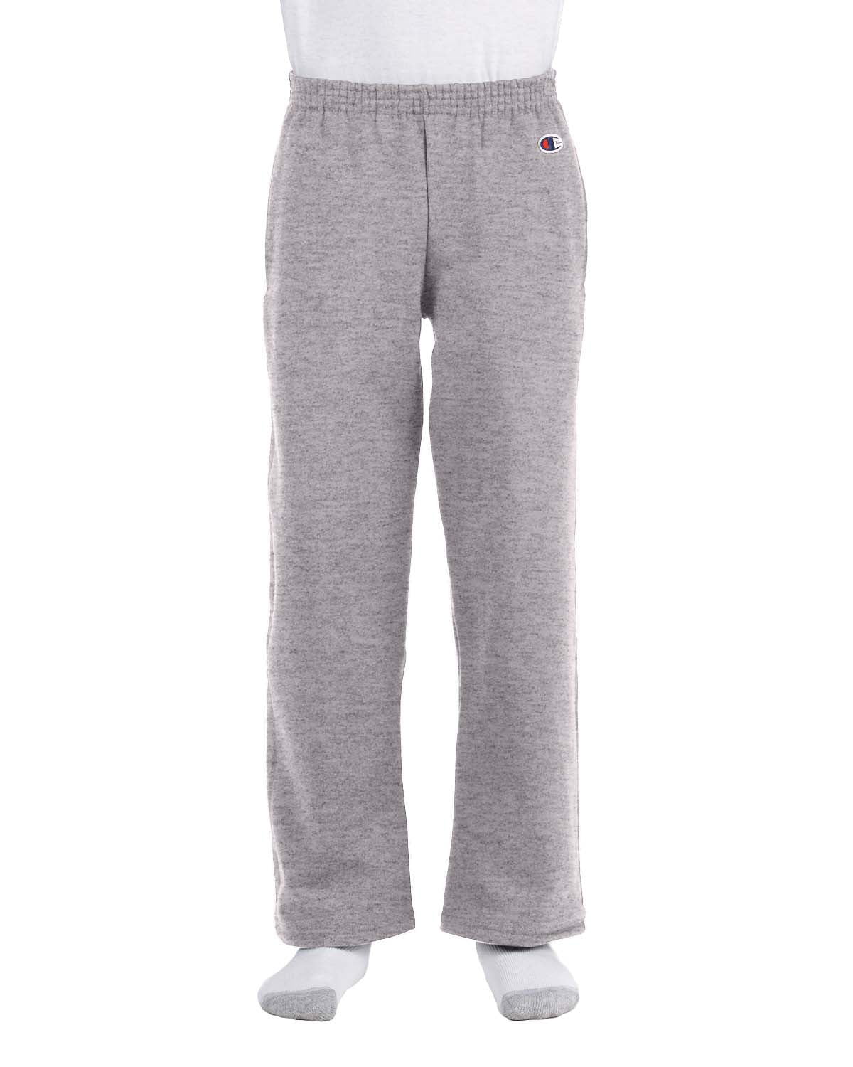 P890 Double Dry Eco Youth Open Bottom Sweatpants with Pockets 