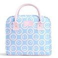 thumbnail image 2 of Fit + Fresh Bloomington Womens Lunch Bag, Insulated Lunch Box With Containers, Smiles Bubble Gum, 2 of 7