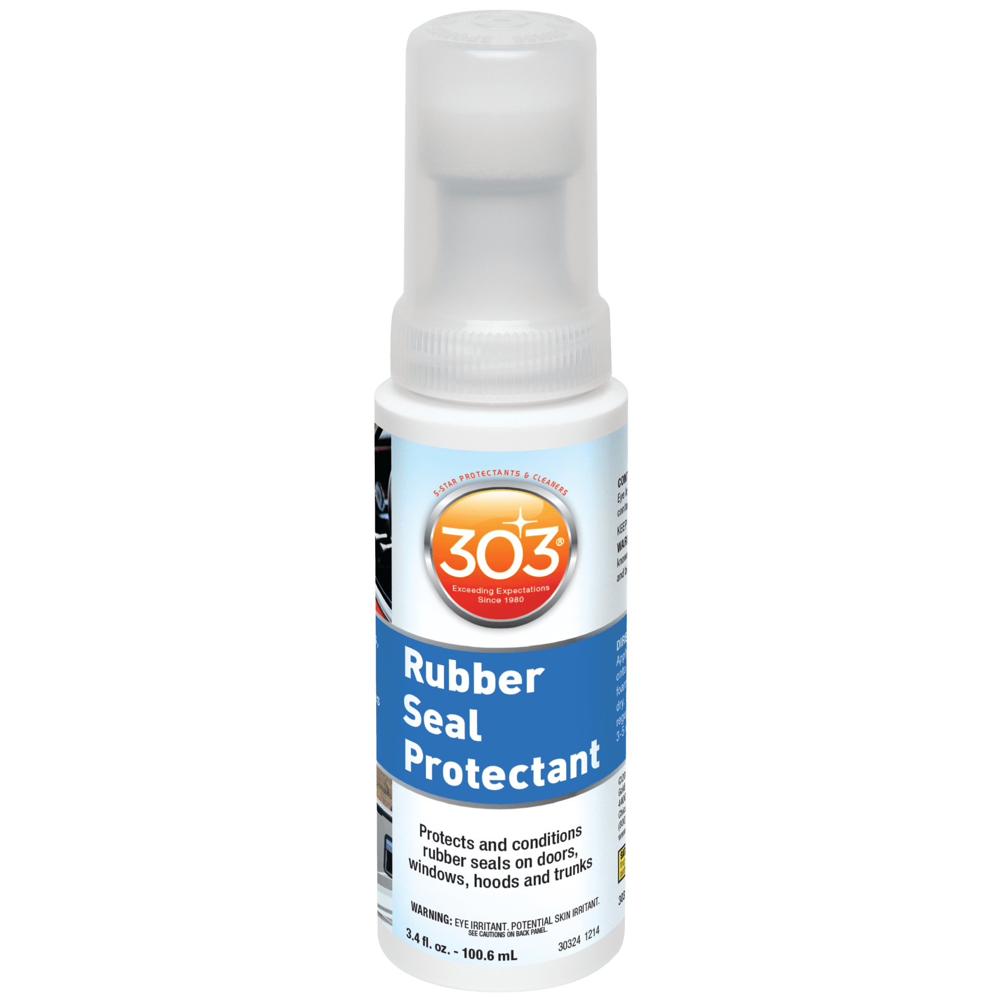 Graden Celsius Neerwaarts Onvervangbaar 303 Rubber Seal Protectant - Protects And Conditions Rubber Seals On Doors,  Windows, Hoods, And Trunks - Rejuvenates Color On Old Seals, 3.4 fl. oz.  (30324) - Walmart.com
