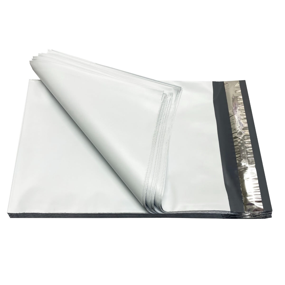 StarBoxes 200 Poly Mailers Shipping Envelopes 7.5x10.5" - #1 White Self-Sealing Envelope