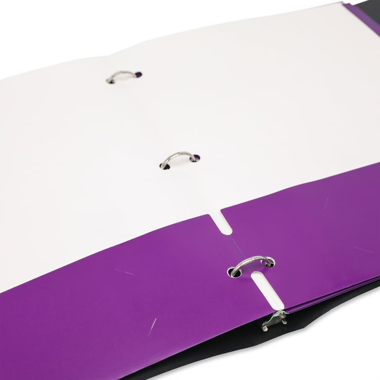 MAPPON REED まるを　3本セット Pen + Gear 3-Prong Paper Portfolios with Pockets, 50-Count